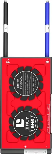 Vista 16 de DALY Programable Smart BMS Lifepo4 12S 36V 30A LiFePO4 Tablero de protección de batería con cables de equilibrio Comunicación UART para convertidor
