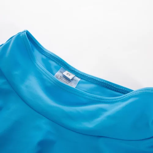 Vista 5 de GRACE KARIN Traje de baño para niñas, 3 piezas, tankini con volantes, talla 6-12