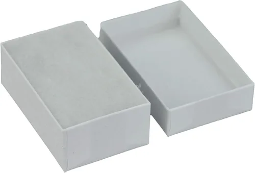 Vista 3 de JPB - Joyero de algodón con remolino blanco #21 (caja de 100) de 2.5 x 1.5 pulgadas