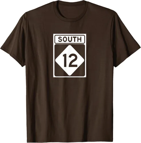 Vista 56 de Highway 12 South NC Outer Banks North Carolina Hwy - Camiseta, Negro, S