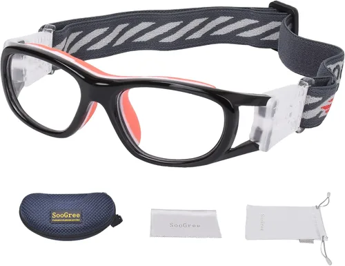 Vista 10 de SooGree Gafas deportivas para niños, baloncesto, regate, fútbol, fútbol, deportes, gafas protectoras de seguridad para los ojos