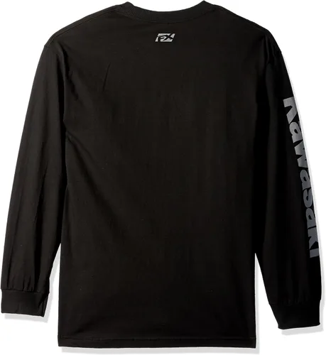 Vista 2 de Factory Effex (17-87114) Playera de manga larga Ninja (Negro, Talla grande)