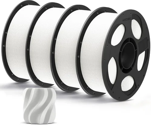 Vista 18 de ANYCUBIC Filamento PLA Plus (PLA+), paquete de filamento para impresora 3D de 0.069 in, alta dureza, precisión dimensional +/- 0.001 in, impresión