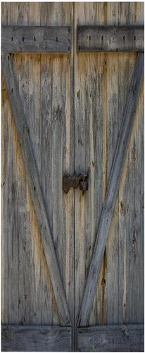 Vista 78 de Adhesivos 3D para puerta, murales para despegar y pegar, puerta de madera, papel tapiz autoadhesivo, extraíble, PVC, impermeable, póster para Puerta