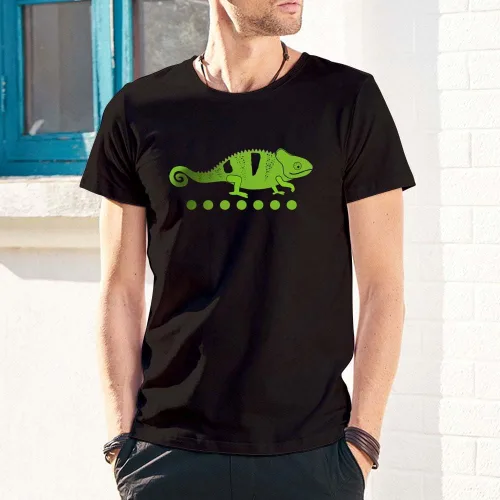 Vista 6 de ZENZENZE Camiseta clásica para hombre, diseño de símbolos divertidos extraños, manga corta, color negro, camiseta casual de primera calidad