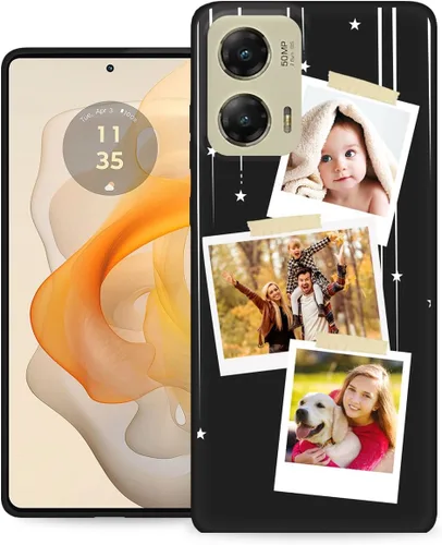 Vista 9 de Funda personalizada para Motorola Moto G Stylus 5G con nombre de foto y texto – GStylus 5G personalizada para teléfono móvil/smartphone/teléfono