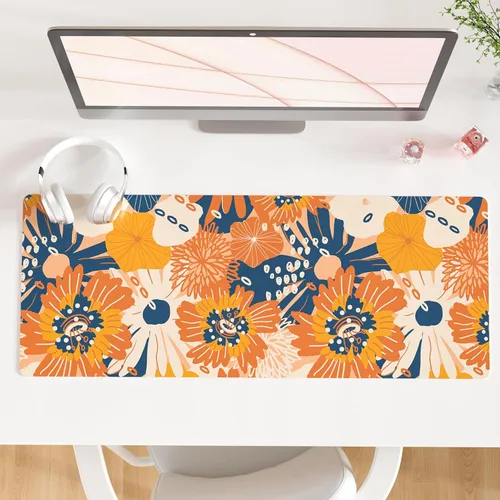 Vista 21 de Qiyi Alfombrilla de escritorio, grande, de mouse, vía láctea, decoración, piel sintética impermeable, protector para oficina, hogar, trabajo
