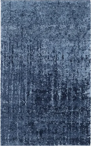Vista 8 de SAFAVIEH Retro Collection - Alfombra decorativa de 2 x 3 pies, color negro y gris claro, diseño abstracto moderno, no desprende pelusa y de fácil