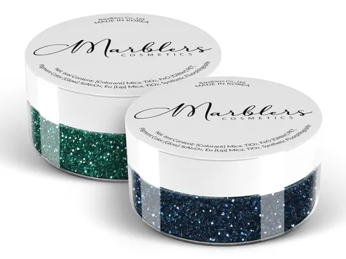 Vista 41 de MARBLERS Polvo de mica natural grueso [perla azul acero] 0.11 onzas (0.11 oz) altamente pigmentado no tóxico, vegano, libre de crueldad animal