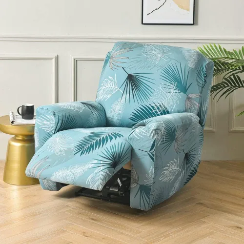 Vista 13 de Fundas para silla reclinable para silla reclinable, 4 piezas, funda para sofá reclinable con bolsillos, funda elástica antideslizante y reclinable