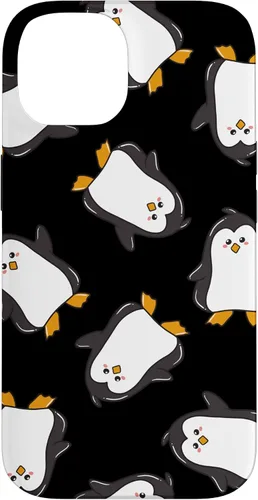 Vista 4 de Carcasa para iPhone 11, diseño de pingüinos