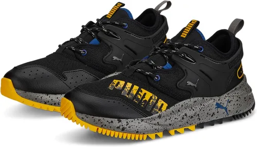 Vista 3 de Puma Tenis Pacer Future para hombre, Puma negro-rojo quemado