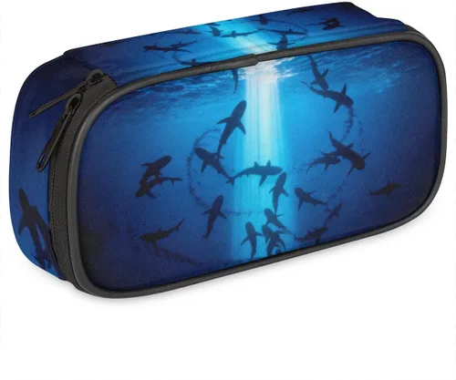 Vista 10 de Estuche de cuero blanco de béisbol 3D para lápices, organizador de papelería de gran capacidad, bolsa para lápices con agua y fuego para niños