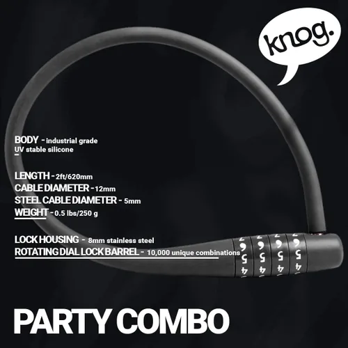 Vista 8 de Knog Cerradura combinada para fiestas 11562
