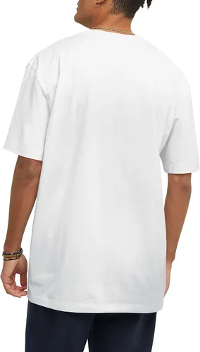 Vista 4 de Champion Men's T-shirt, Cotton Midweight Men's Crewneck Tee, T-shirt for Men, Graphic Script (Reg. or Big & Tall)