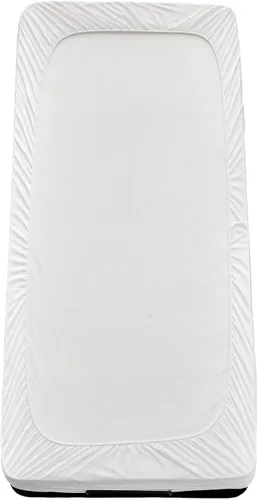Vista 4 de Protector de colchón de bambú refrescante, impermeable, ultra suave, suave, ajustable, con bolsillo elástico, tamaño individual