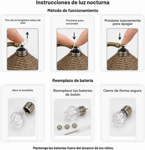 Vista 7 de Lámpara Sin Cara, Luz Nocturna Sin Cara para Niños, Regalo para Decoración del Hogar