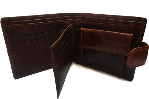 Vista 139 de Hombres Cool Eagle Wolf Caballo Totem Cuero Vaca Vertical Cartera Cremallera Multi-tarjeta Titular, Tótem de caballo, Minimalista
