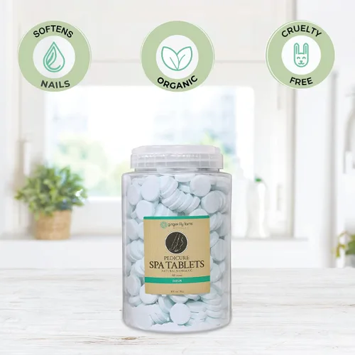 Vista 3 de Ginger Lily Farms Botanicals - Tabletas de spa de pedicura, naturales y orgánicas, repone la humedad, suaviza y acondiciona la piel, aroma oceánico