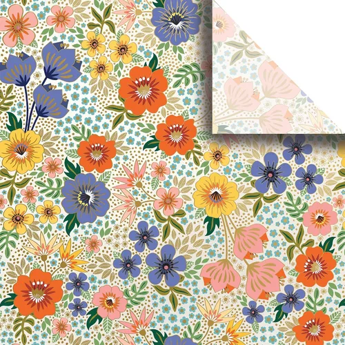 Vista 47 de Jillson Roberts Pañuelo de regalo impreso desplegado de 20 x 30 pulgadas, elefantes bebés (240 hojas)