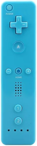 Vista 5 de Lyyes Wii Remote Controller with Nunchuck, Silicon Case and Strap for Wii U (Blue)