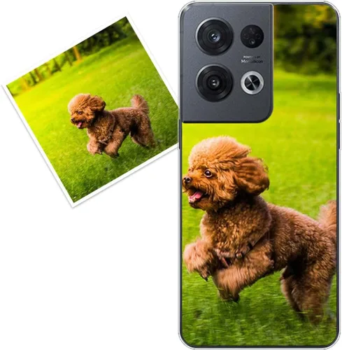 Vista 126 de Funda personalizada compatible con Oppo A1 Pro, fundas de teléfono personalizadas con imagen de foto, imagen de texto, cubierta transparente