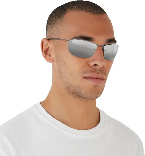 Vista 7 de Ray-Ban Gafas de sol rectangulares RB3542 Chromance para hombre