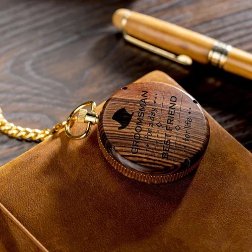 Vista 6 de 2win Relojes de bolsillo personalizados grabados para hombres, papá, hijo, relojes personalizados, exquisitos relojes de bolsillo, regalos