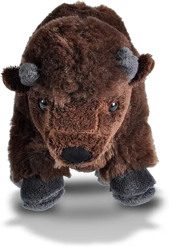 Vista 2 de Wild Republic - Peluche de bisonte - juguete de peluche, regalos para niños - Colección Cuddlekins - 8 pulgadas