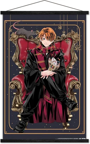 Vista 7 de Trends International The Wizarding World: Harry Potter - Dynasty Ron Wall Poster with Magnetic Frame