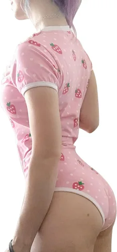 Vista 2 de Littleforbig - Pañal para adulto, diseño de fresas