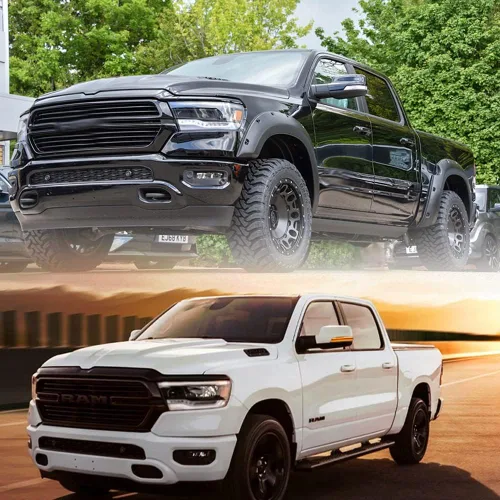 Vista 9 de 2 piezas de luces LED intermitentes secuenciales ámbar para espejo lateral para Dodge Ram 1500 2019-2024, indicador de intermitente, luz de señal