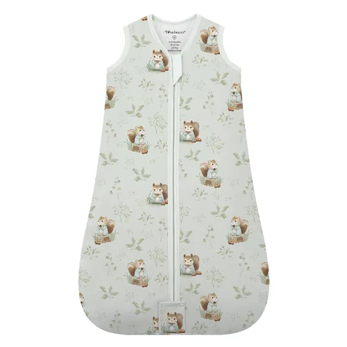 Vista 17 de Mosebears Saco de Dormir para Bebé, Manta Vestible de Invierno con Cremallera de 2 Vías, 2.5 TOG Saco de Dormir de Algodón Unisex