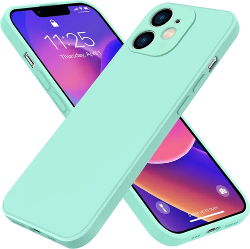 Vista 12 de Funda para iPhone 11, funda de goma de gel de silicona líquida, no amarillenta, funda protectora de silicona multicolor, funda protectora Negro