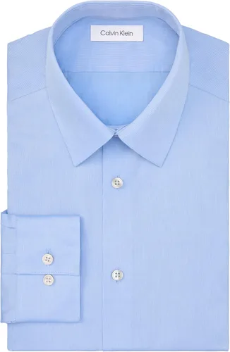 Vista 3 de Calvin Klein Mens Dress Shirts Slim Fit Non Iron Solid