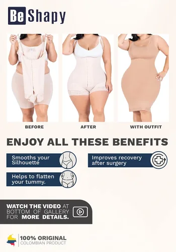 Vista 5 de Fajas Reductoras y Moldeadora Fajas para control de abdomen + 2 tablas abdominales