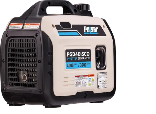 Vista 5 de Pulsar PGD40ISCO Generador de inversor de gas portátil ultra ligero silencioso 4000W, blanco
