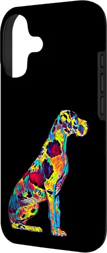 Vista 2 de Funda para iPhone 17 con diseño de perro gran danés
