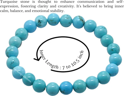 Vista 758 de Amazing Gemstone Crystal Bracelet for Women Men's Gifts - Protection Healing Crystal Bracelet - 8mm Gemstone Beaded Stretchable Bracelet Pulseras