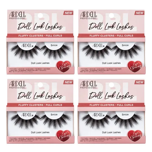 Vista 13 de Ardell Bambi - Pestañas postizas con aspecto de muñeca, ligeras, dramáticas de volumen y longitud para efecto de ojos grandes, 1 par