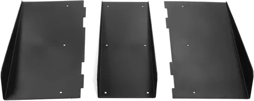Vista 6 de IKON MOTORSPORTS Difusor trasero, compatible con vehículos universales de 22" x 20" pulgadas, plástico ABS sin pintar, spoiler aerodinámico trasero