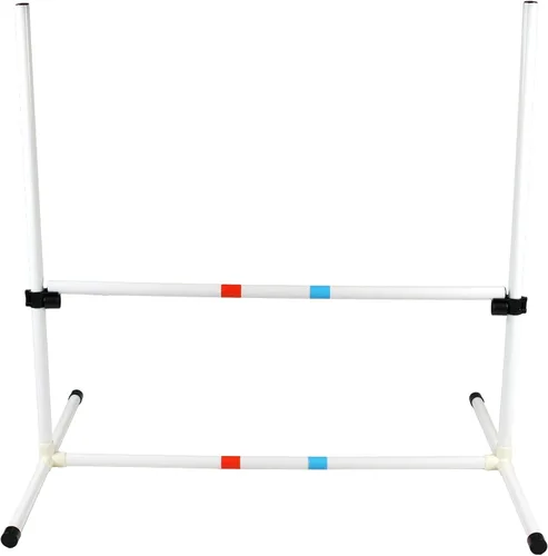 Vista 2 de Midlee Dog Agility - Juego para principiantes - salto de aro, postes de tejido y salto de barra