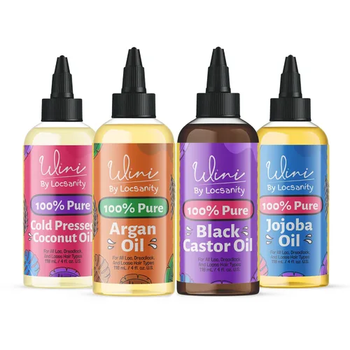 Vista 5 de Locsanity Wini Pure Aceite de argán orgánico 100% prensado en frío para cabello y cuerpo Sin OMG 4 onzas líquidas: aceite hidratante