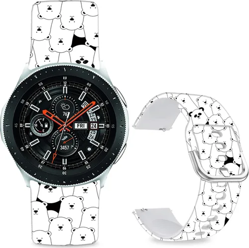 Vista 16 de Correas de reloj deportivas compatibles con Samsung Galaxy Watch 7/FE/6/5/4 1.575 in 1.732 in/Galaxy Watch 6 Classic 1.850 in 1.693 in/Watch 3 1.614