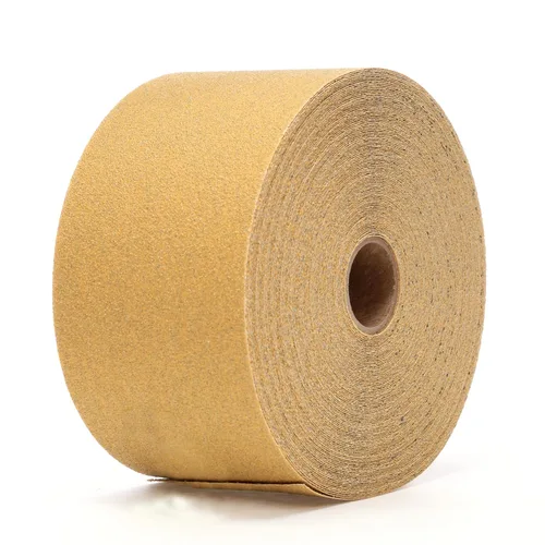 Vista 3 de 3M Stikit - Rollo de láminas doradas 236U, 02599, grado P80, 2-3/4 pulgadas x 25 yardas, rollo de hoja abrasiva automotriz