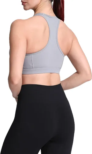 Vista 3 de Aoxjox Sujetadores deportivos Twist para mujer, entrenamiento, fitness, elegancia, cuello en V, espalda cruzada, yoga, ombliguera