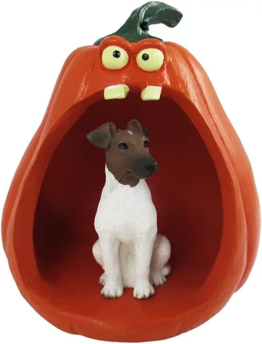 Vista 205 de Conversation Concepts Figura de Corgi galés de Halloween y calabaza Welsh Corgi Pembroke