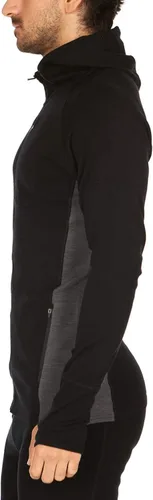 Vista 3 de Minus33 Merino Wool Trailblazer - Sudadera con capucha con cremallera completa para hombre, tela renovable sin picazón