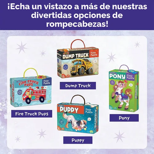 Vista 6 de Peaceable Kingdom Rompecabezas de piso de mariposa jumbo de 53 piezas, rompecabezas grande de regalo para niños pequeños y niños a partir de 5 años