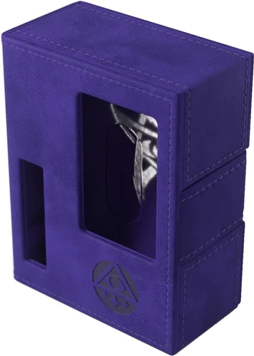 Vista 11 de Gamegenic Arkham Horror Investigator Deck Tome – Caja de mazo premium para Arkham Horror: El juego de cartas, contiene una cubierta completa de Azul